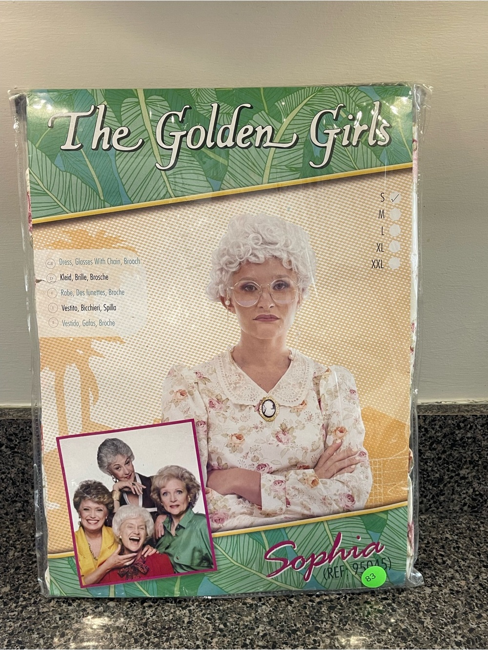 The Golden Girls Sophia Costume Dress — Cream Floral